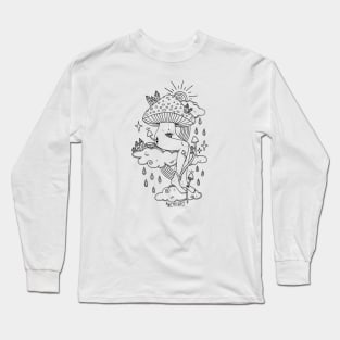 Mushroom Girl Long Sleeve T-Shirt